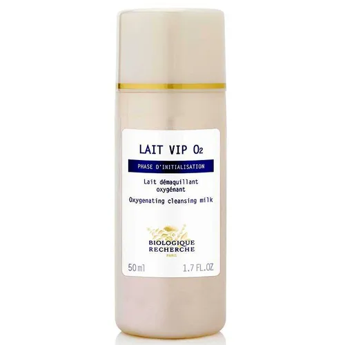 Biologique Recherche Lait VIP O2, Lait Demaquillant Oxygenant [Oxygenating Cleansing Milk] (Uniwersalne mleczko dotleniające do demakijażu)