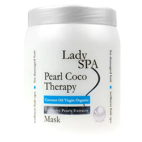 Profis Cosmetics Lady SPA, Pearl Coco Therapy (Perłowo - kokosowa maska do zniszczonych włosów)