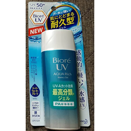 Biore UV Aqua Rich Watery Gel SPF50+ PA++++ (Krem - żel ochronny) - 2