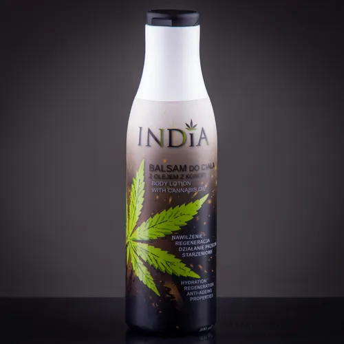 India Balsam do ciała z olejem z konopii