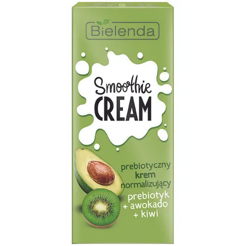 Bielenda Smoothie Cream, Prebiotyczny krem normalizujących `Prebiotyk + awokado + kiwi` - 1