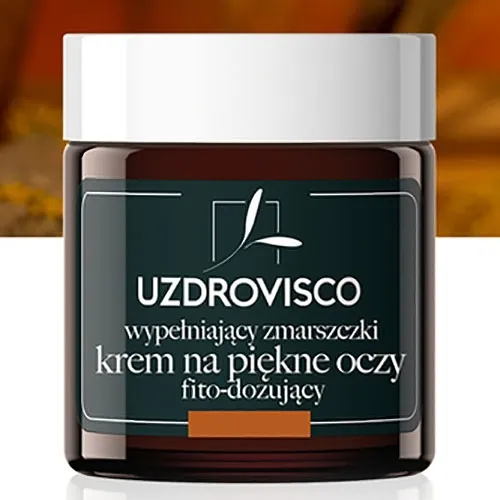 Uzdrovisco Kurkuma, Wypełniający zmarszczki krem na piękne oczy fito-dozujący