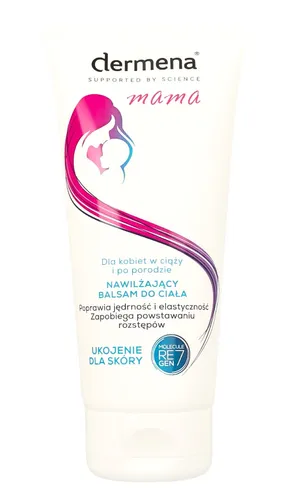 Dermena Mama, Nawilżający balsam do ciała dla kobiet w ciąży i po porodzie