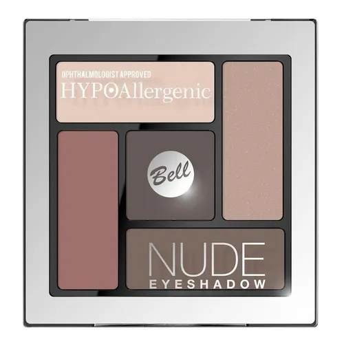 Bell HYPOAllergenic, Nude Eyeshadow (Paleta 5 cieni do powiek) - 2