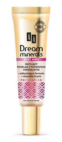 AA Dream Minerals, Silky Matt Foundation (Podkład matujący z pigmentami mineralnymi)