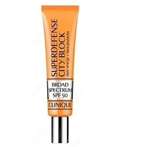 Clinique Superdefense City Block Broad Spectrum SPF 50 Daily Energy + Face Protector (Krem z filtrem do twarzy)