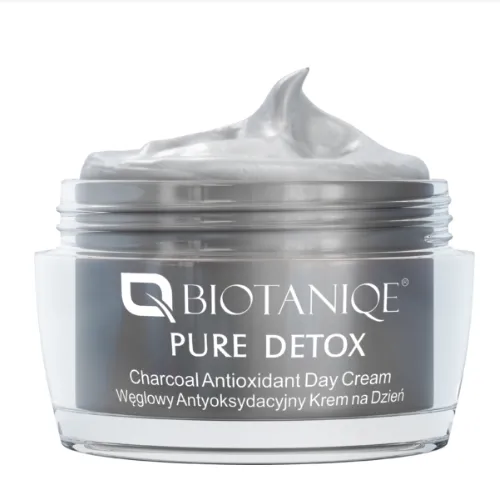 Biotaniqe Pure Detox, Węglowy antyoksydacyjny krem na dzień do cery normalnej i mieszanej - 2