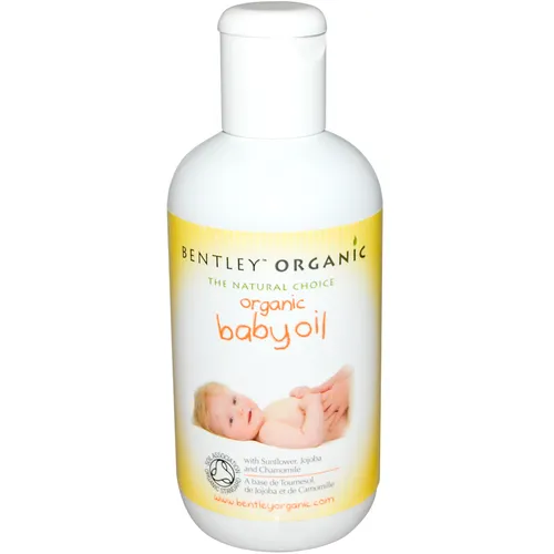 Bentley Organic Organic Baby Oil (Olejek pielęgnacyjny z wyciągiem ze słonecznika, jojoby i rumianku)