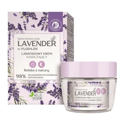 Floslek Lavender Lawendowe Pola by Floslek,, Lawendowy krem nawilżający