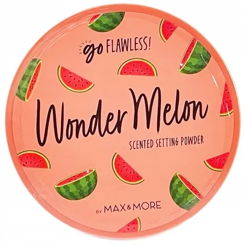 Max & More Go Flawless! Wonder Melon Scented Setting Powder (Puder sypki o zapachu arbuzowym)