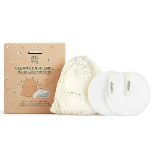 The Body Shop Clean Conscience, Reusable Make-Up Remover Pads (Płatki do demakijażu wielokrotnego użytku)