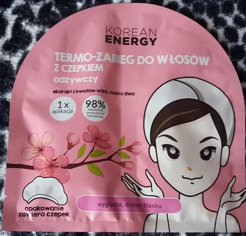 Korean Energy Termo-zabieg do włosów z czepkiem odżywczy