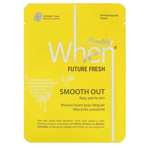 When Simply, Future Fresh Smooth Out Sheet Mask (Wygładzająca maska w płachcie)