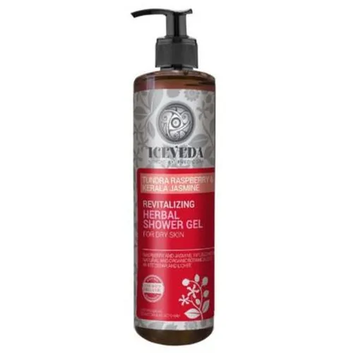 Iceveda Raspberry & Jasmine, Revitalizing Herbal Shower Gel (Rewitalizujący żel pod prysznic)