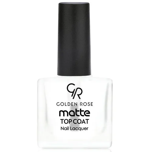 Golden Rose Matte Top Coat Nail Lacquer (Matujący lakier nawierzchniowy do paznokci)