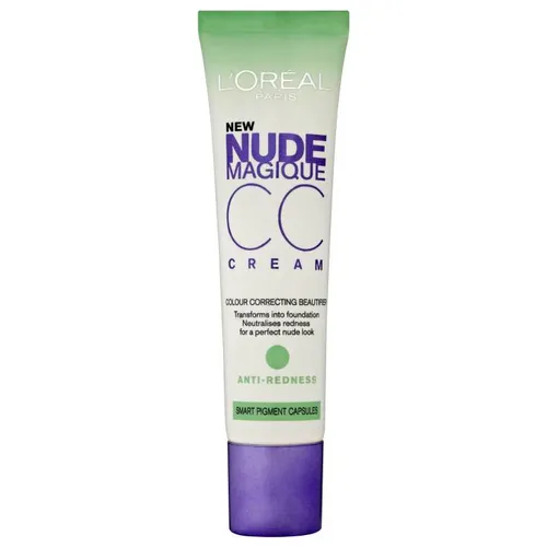L'Oreal Paris Nude Magique CC Cream Anti - Redness (Krem CC maskujący zaczerwienienia)