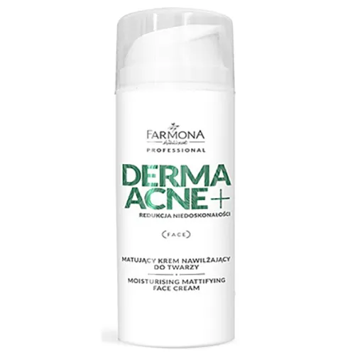 Farmona System Professional Dermaacne +, Matujący krem nawilżający z kwasami AHA