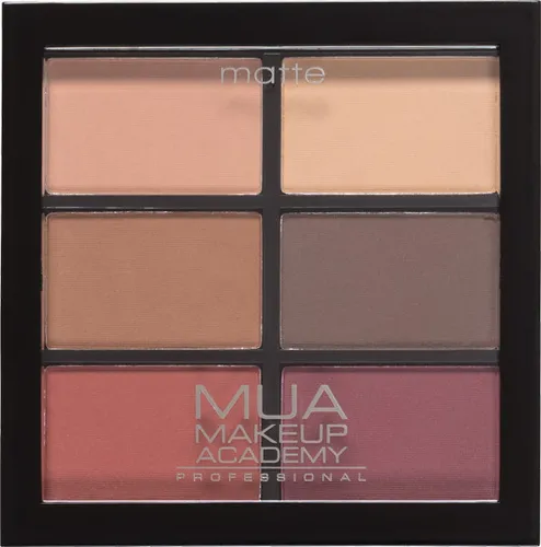 Make Up Academy (MUA) 6 Shade Eyeshadow Palette, Matte (Paleta 6 matowych cieni do powiek) - 1