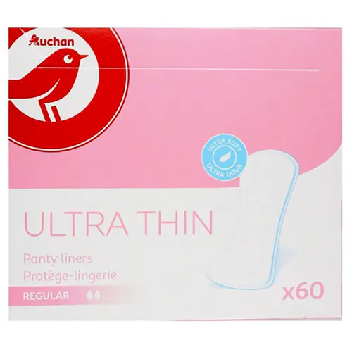 Auchan Ultra Thin Normal Panty Liners (Wkładki higieniczne)
