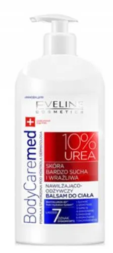 Eveline Cosmetics BodyCareMed +, Nawilżająco-odżywczy balsam do ciała 10% Urea do skóry bardzo suchej i wrażliwej