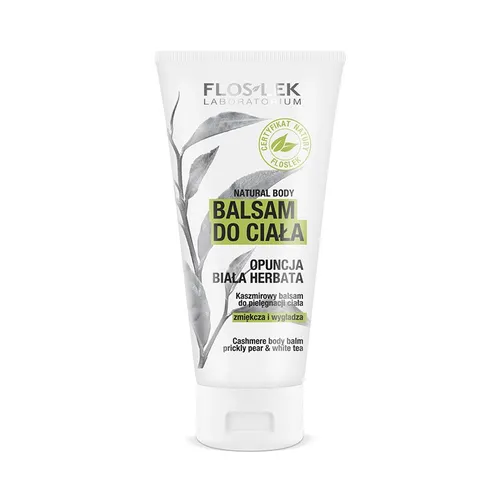 Floslek Natural Body, Kaszmirowy balsam do pielęgnacji ciała 'Opuncja i biała herbata`