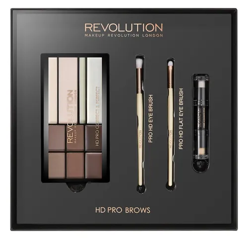 Revolution Beauty (Makeup Revolution) HD Pro Brows Set (Zestaw do stylizacji brwi)
