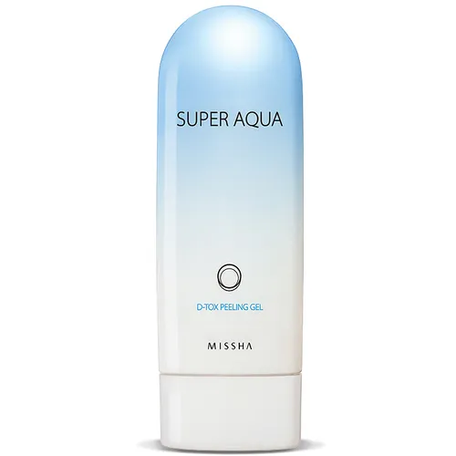 Missha Super Aqua, D - TOX Peeling Gel (Detoksykujący żel - peeling rozjaśniający skórę)