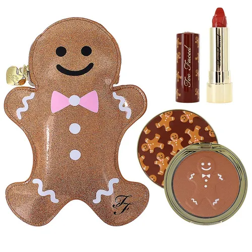 Too Faced Gingerbread Bronzed and Kissed Set (Zestaw do makijażu)