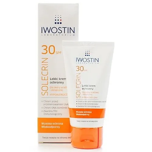 Iwostin Solecrin, Lekki krem ochronny  SPF 30+ - 3