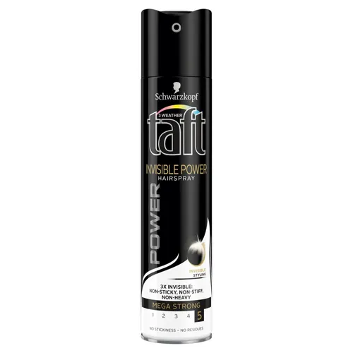 Schwarzkopf Taft Power Invisible, Hairspray (Lakier do włosów)
