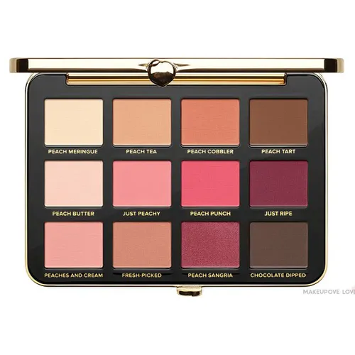 Too Faced Just Peachy Mattes, Eyeshadow Palette (Paleta 12 cieni do powiek)