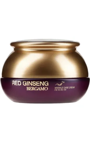 Bergamo Specialist Red Ginseng Wrinkle Face Cream (Przeciwzmarszczkowy krem do twarzy z czerwonym żeń-szeniem)