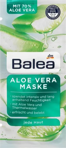 Balea Aloe Vera Maske (Maseczka do twarzy z aloesem)
