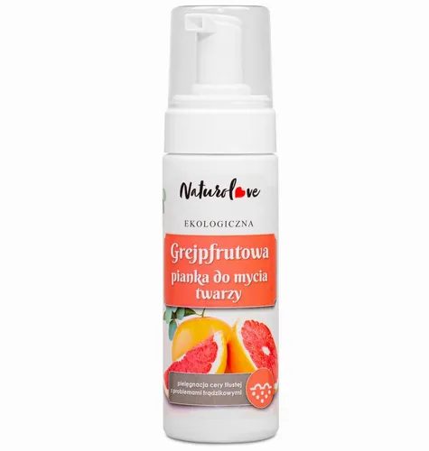 Naturolove Grejpfrutowa pianka do mycia twarzy