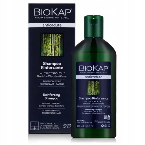 Bios Line Biokap, Reinforcing Shampoo (Szampon przeciwko wypadaniu włosów z bambusem)