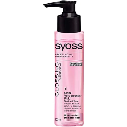 Syoss Glossing Shine Seal, Finish Fluid (Lekki fluid nadający włosom blask)