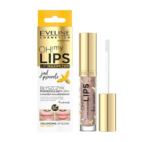 Eveline Cosmetics Oh! My Lips, Lip Maximizer (Błyszczyk powiększający usta z jadem pszczelim) - 1