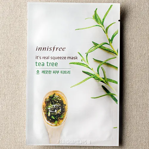 Innisfree [It's] My Real Squeeze Mask Tea Tree (Maseczka do twarzy w płachcie) - 3