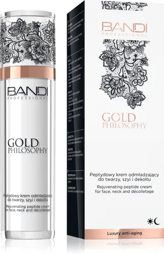 Bandi Gold Philosophy, Peptydowy krem odmładzający do twarzy, szyi i dekoltu