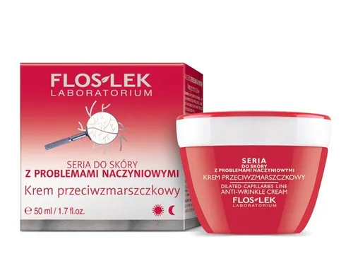 Floslek Seria do skóry z problemami naczyniowymi, Krem przeciwzmarszczkowy