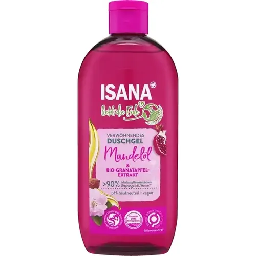 Isana Liebt die Erde, Verwöhnendes Duschgel Mandelöl (Żel pod prysznic)