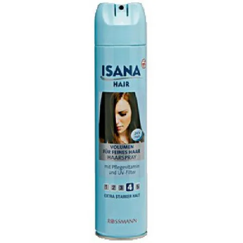 Isana Hair, Volumen für Feines Haar Haarspray (Lakier do włosów)