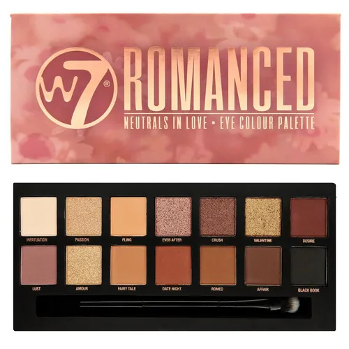 W7 Romanced, Neutrals In Love (Paleta cieni do powiek)