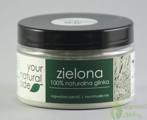 Your Natural Side Zielona 100% naturalna glinka do twarzy, ciała i włosów - 2