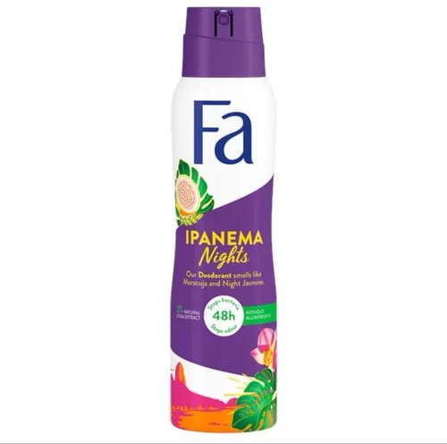 Fa Ipanema Nights, Deodorant Spray (Dezodorant w sprayu (nowa wersja))