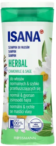 Isana Kräuter Kamille & Salbei Shampoo [Herbal Chamomile & Sage] (Szampon do włosów normalnych i szybko przetłuszczajacych się) - 1