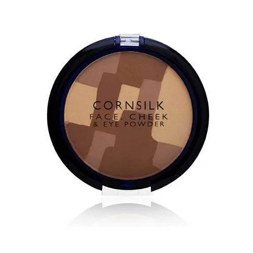 Sally Hansen Cornsilk Quick Color Powder for Face, Cheeks and Eyes (Wielokolorowy puder prasowany) - 2