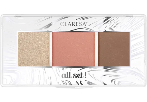 Claresa Make Up, All Set! Contouring Palette (Paleta do konturowania twarzy) - 1