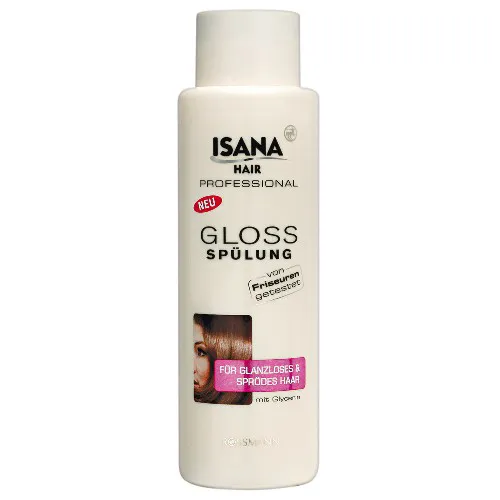 Isana Hair Professional, Gloss Spulung (Odżywka do włosów łamliwych i bez połysku)