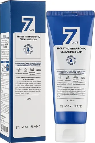 May Island 7 Days Secret ,4D Hyaluronic Cleansing Foam (Pianka do mycia twarzy)